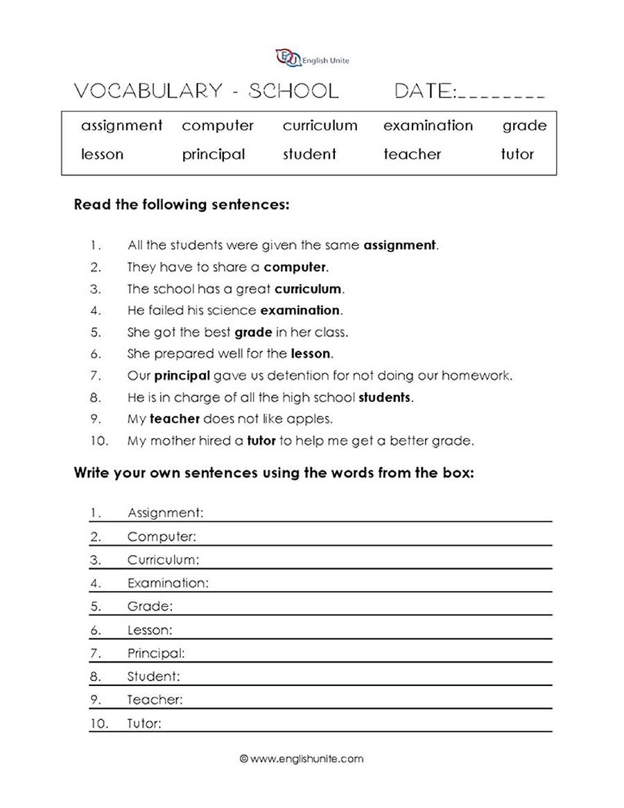 Enhance Your English Vocabulary Interactive Worksheets And Activities
